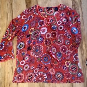 Colorful Chiffon tunic